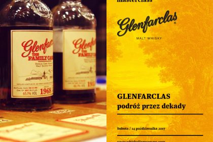 Bilety na masterclass Glenfarclas — podróż przez dekady.