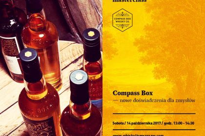 Bilety na Masterclass: Compass Box - Nowe doznania dla zmysłów